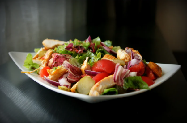 salade met kip